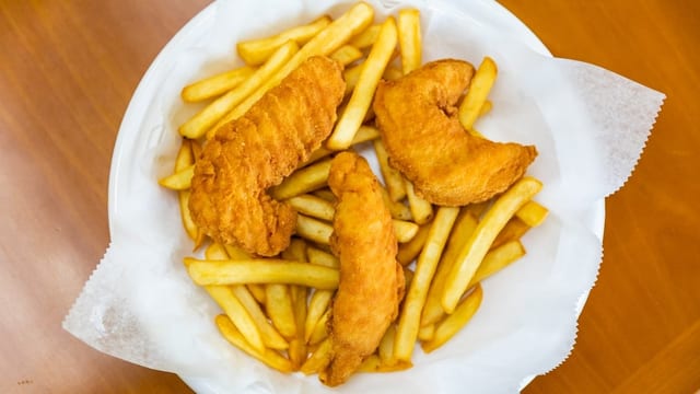 Kids Chicken Fingers & French Fries.